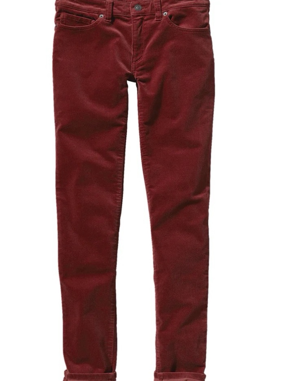 Patagonia Women’s Size 28 Corduroy Pants Burgundy Red Fitted Style 2014